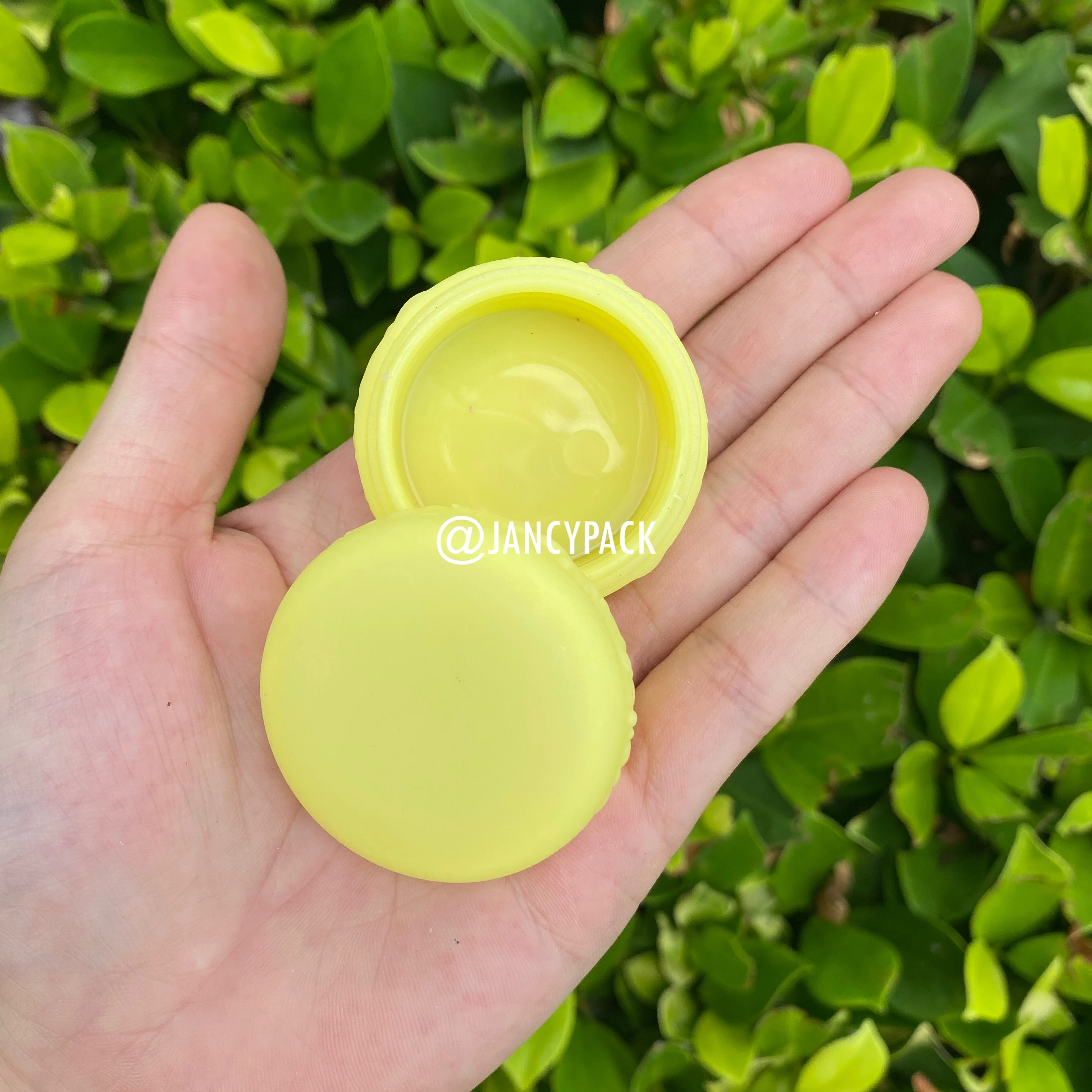 10 pz 10g di Plastica Vuota Barattolo di Trucco Vaso a forma di macaron Bottiglie di Campione Riutilizzabili Crema Per Il Viso Da Viaggio Lozione Contenitore Cosmetico