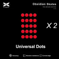X-raypad Obsidian Control DIY puntos universales patines de ratón puntos universales de PTFE de 0,8mm para alfombrilla de ratón de tela y vidrio