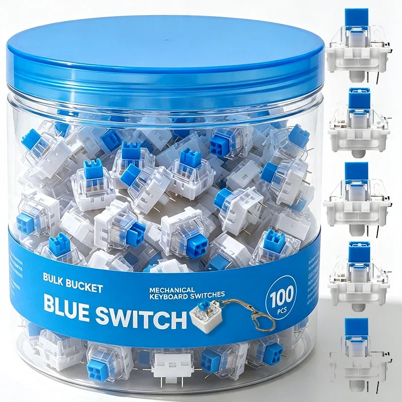 3D-gedruckter Fidget-Clicker, leuchtende Tastenkappe, mechanischer Schalter, ASMR-Stressabbau-Spielzeug, Anti-Angst-Fingertip-Tastaturzubehör – Detail 3