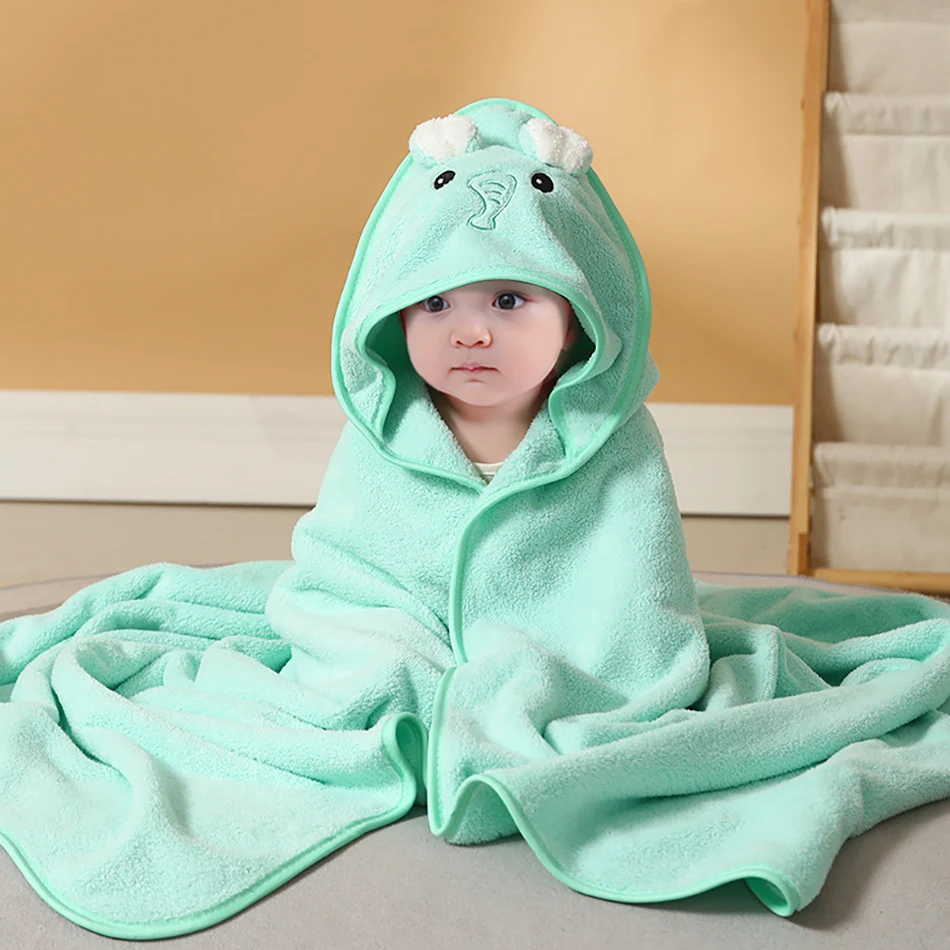 Newborn Baby Bath Towel Strong Water Absorption Swaddle Average Size Baby Blanket Air Conditioning Quilt Warmth