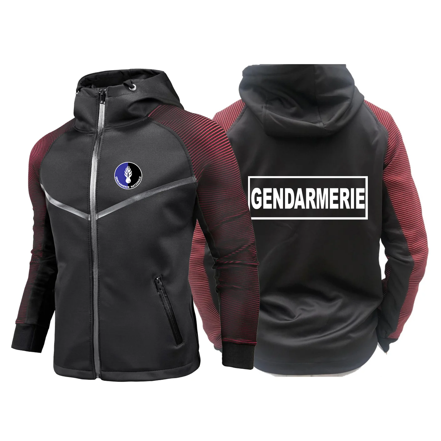 Racing Suit Jacket 2022 French Police Gendarmerie Mens New High Quality Comfortable Casual Gradient Coat Print Clothing Top