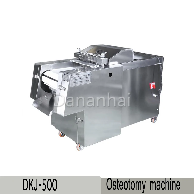 Commercial Stainless Steel Meat Slicer Large Capacity Fresh Frozen Pork Ribs Chopper Fresh Meat Slicing Machine for Kitchen