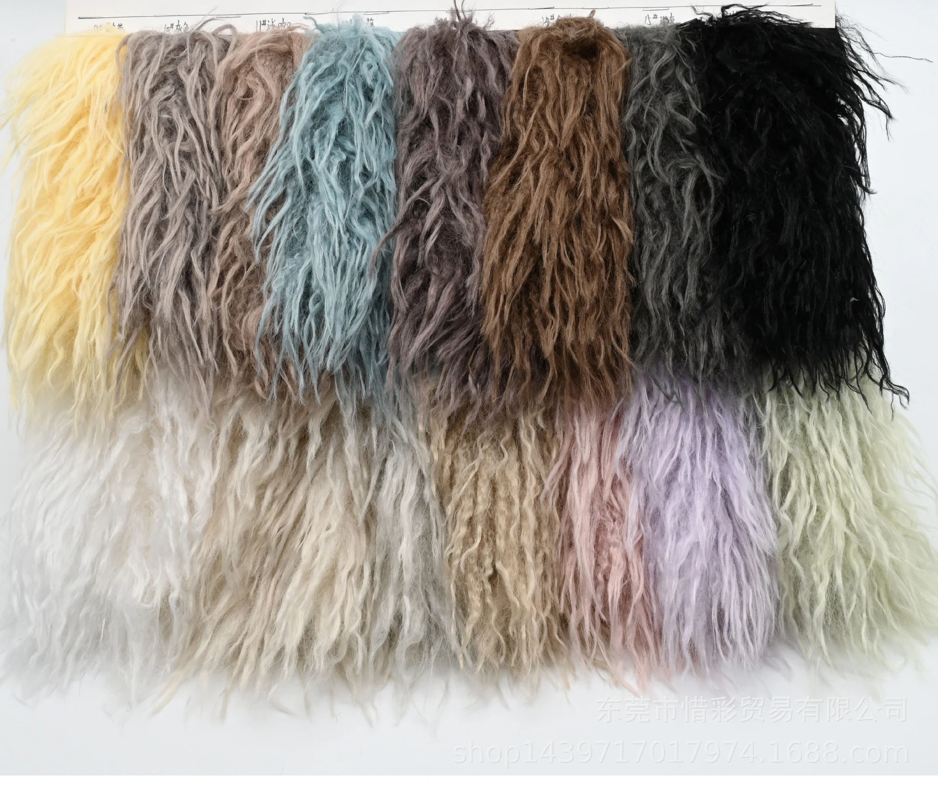 

1yard Beach wool 50-60mm artificial plush fur Fabrics For Toy Doll Coat Vest Stage Cosplay DIY Newborn Photographic fabric