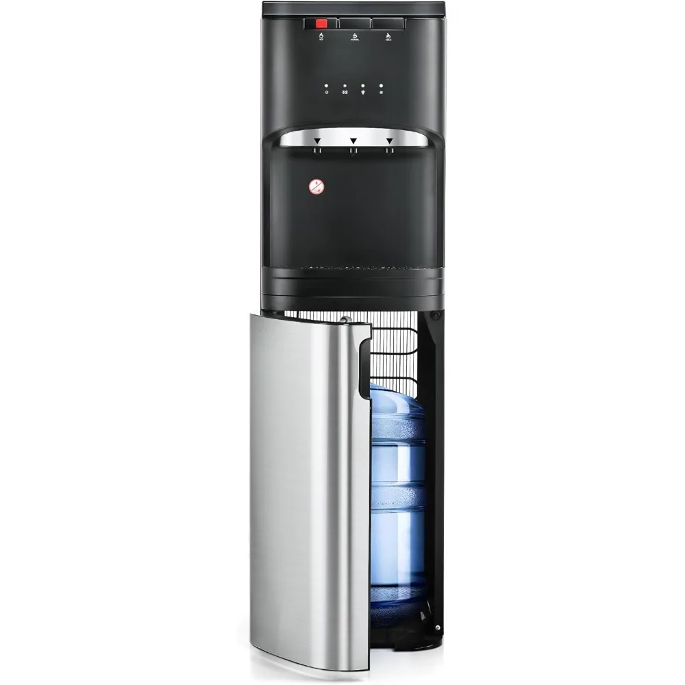 Self Cleaning Bottom Loading Water Cooler Dispenser, with UV Lights Stainless Steel Water Cooler for Home