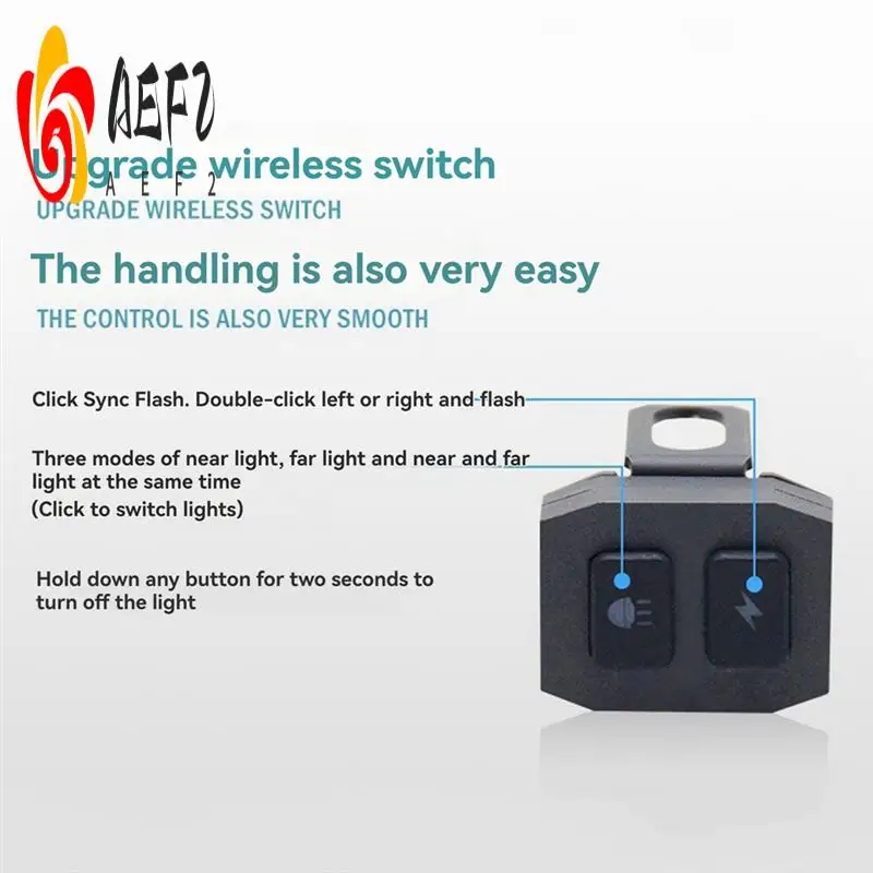 

AEF2-Motorcycle Led Fog Light Lamp Wiring Harness Relay Wire Switch High Low Moto Spotlight Cable For Dirt SUV UTV ATV