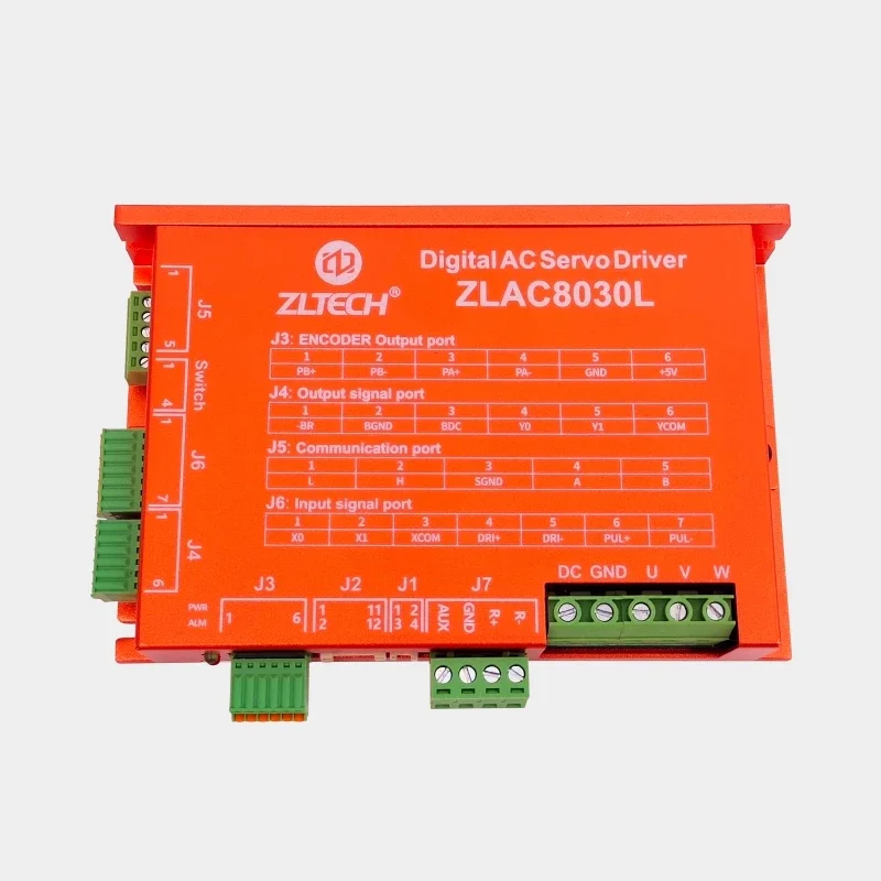 ZLTECH 3 phase 24V-48V 30-60A 1000W CANOPEN RS485 pulse Brushless DC electric hub servo motor controller driver for patrol robot