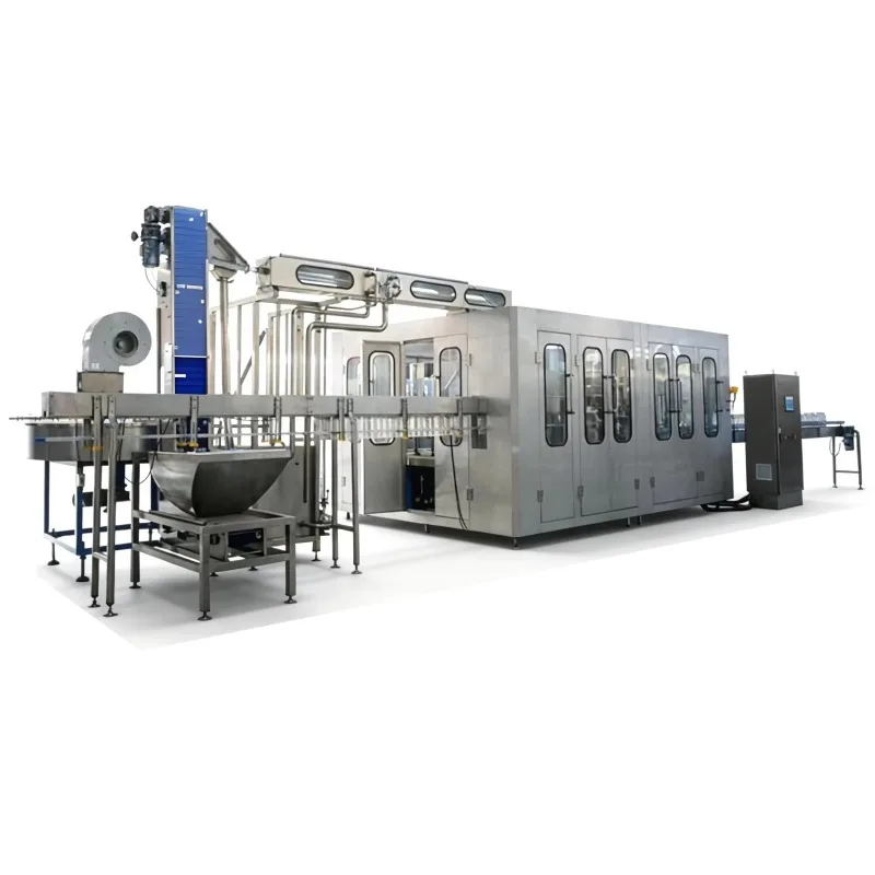Full Set Complete 3 in 1 Production Line Plant Plastic Pure Mineral Drinking Automatic Small Bottle Water Filling Machine Custom