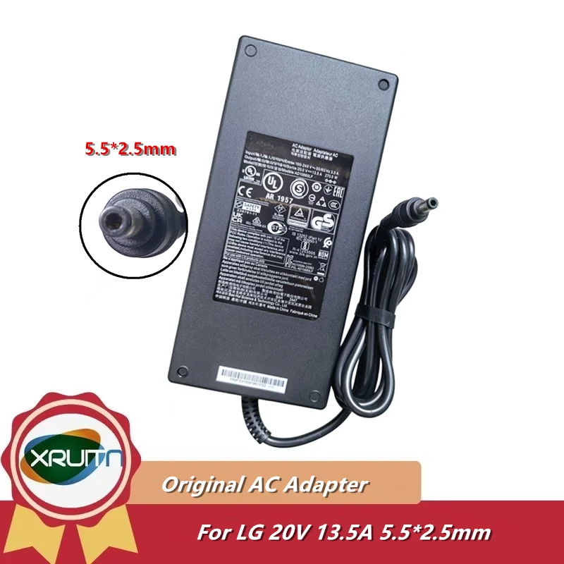 Adaptador de corriente alterna y continua genuino AD10660LF de 20V 13.5A 270W para monitor LG 45GS95QE 45GS96QB de 45 pulgadas, fuente de alimentación UltraGear.
