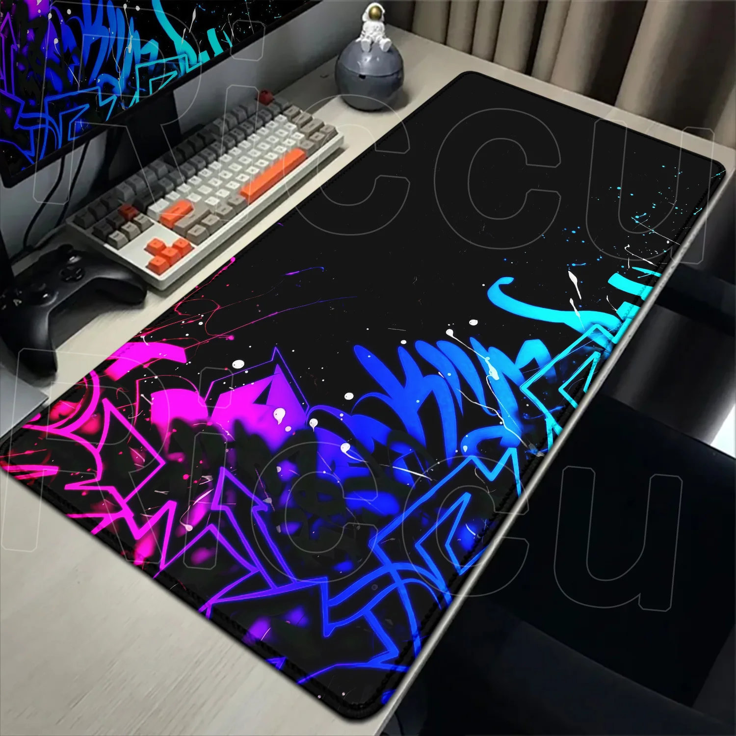 HD 30x60 سنتيمتر الشارع الكتابة على الجدران الفن الألعاب ماوس الوسادة الجدول الوسادة ماوس XXL الكمبيوتر اللعب توسيع حصيرة مكتبية المطاط لوحة المفاتيح حصير مكتبي