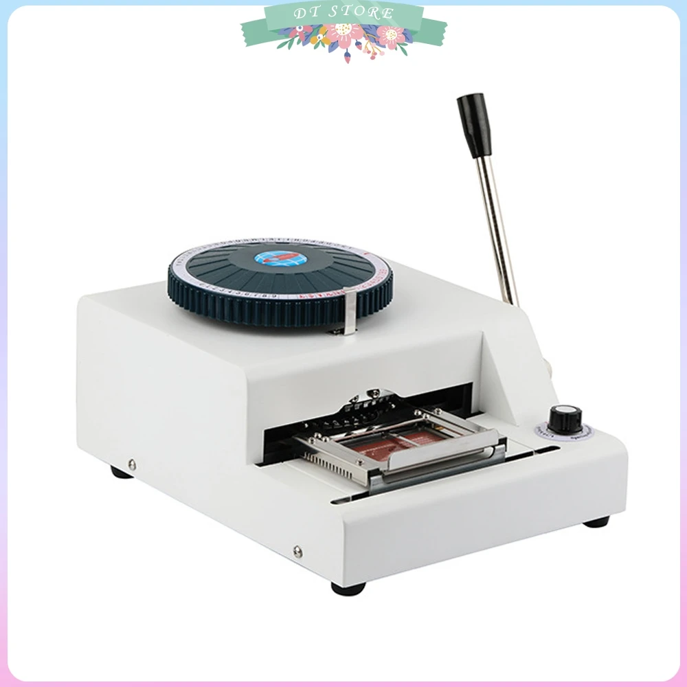 

Pvc Card Emboss Machine Manual VIP Card embossing Code Printer Business Card Embossing Machine Membership Card Typewriter