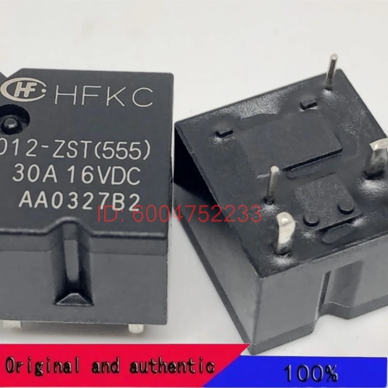 

10PCS New HFKC 012-ZST/(170)/(555) ;HFKC 024-ZST ; (KCC-12V/24V-30A) Relay 5pins