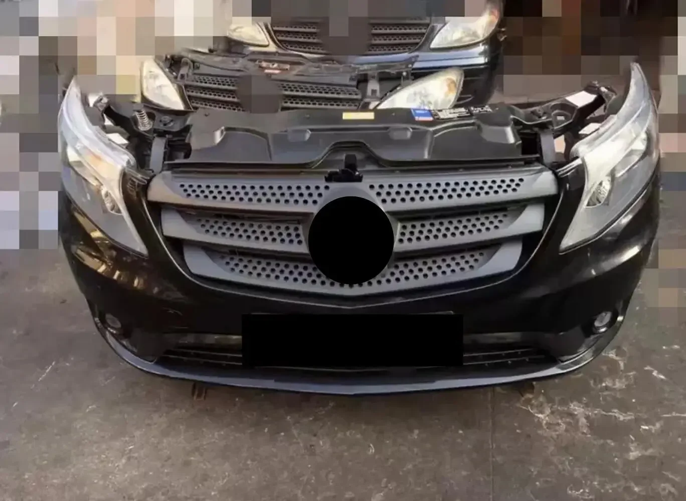 

Car surround body kit Front bumper assembly headlight grill for Mercedes-Benz Viano