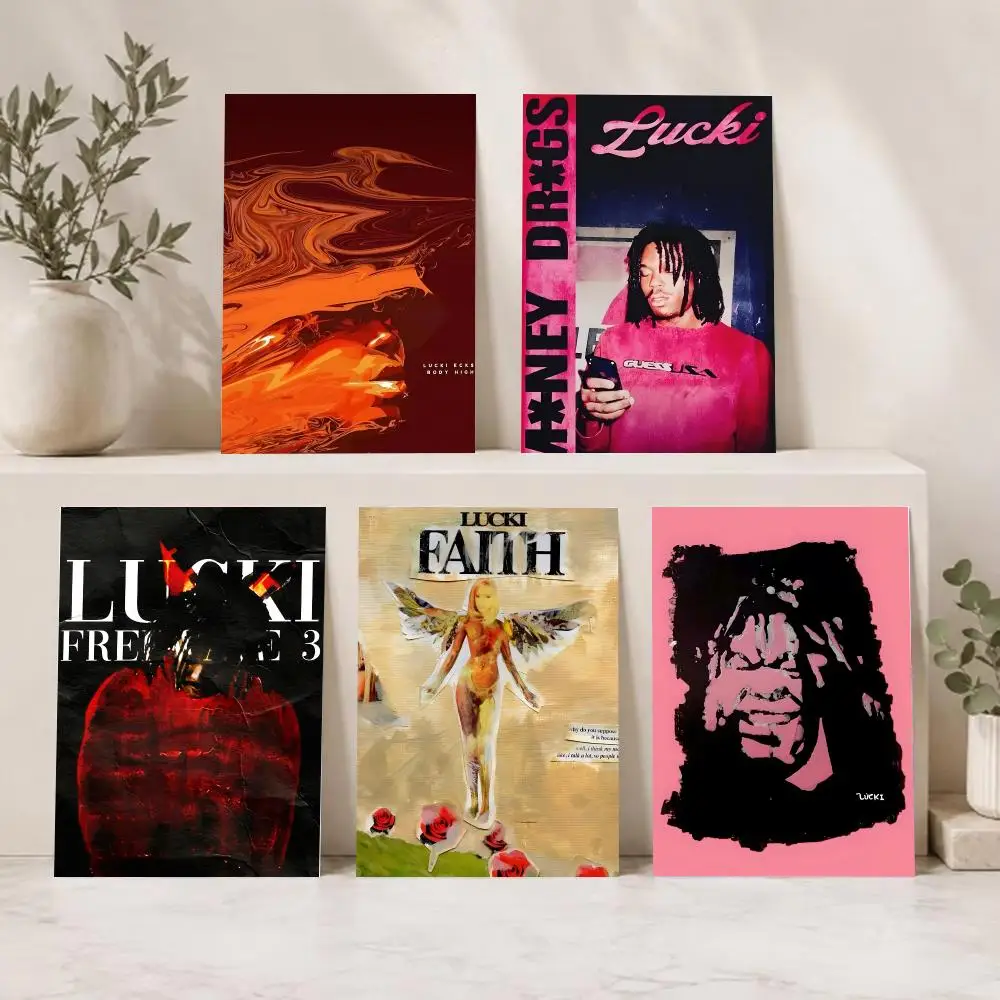 Album Rap Trailblazer Lucki Poster Current Style Home Wall Art & Sleek Living Space Accents