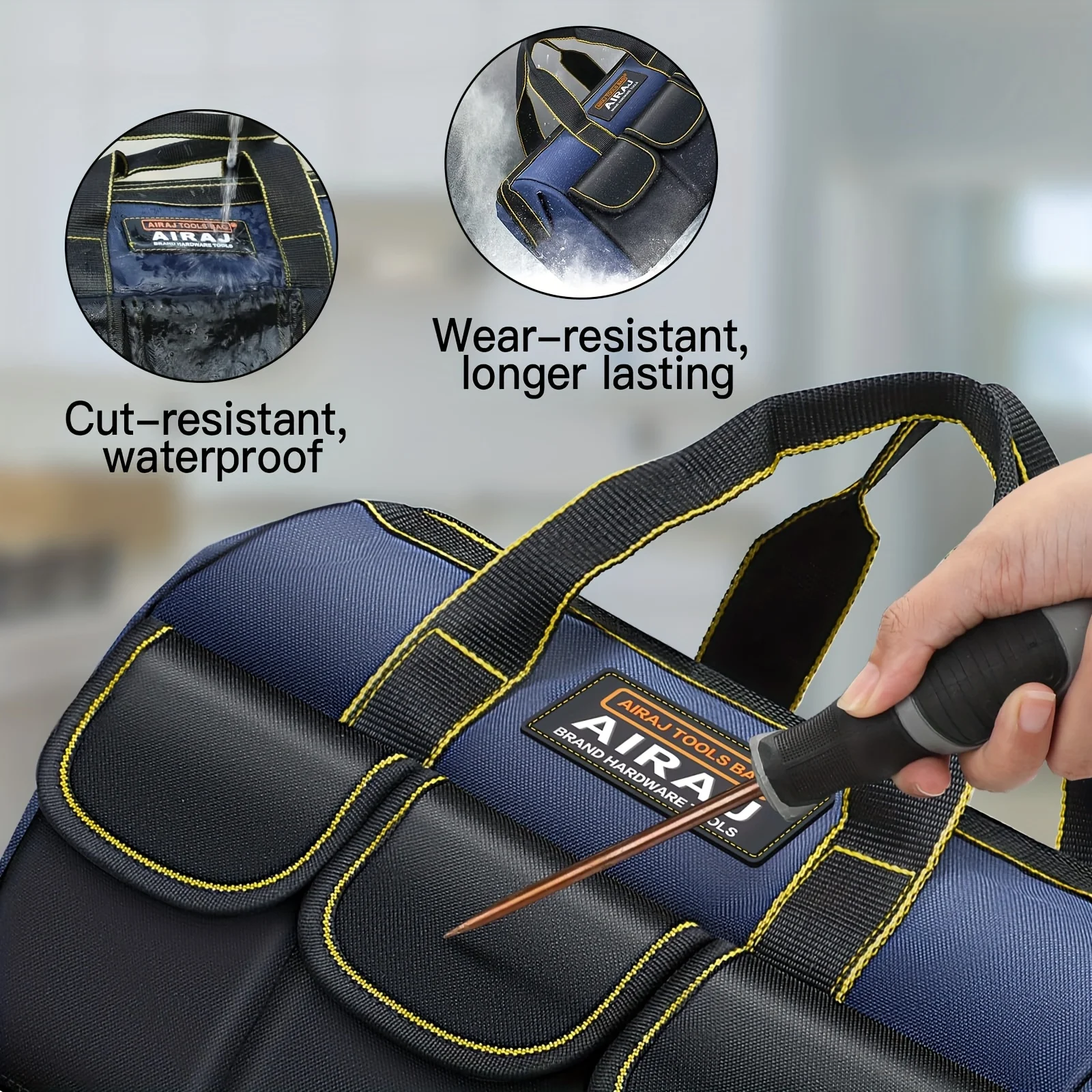 AIRAJ Tool Bag 3 Pieces, 13\