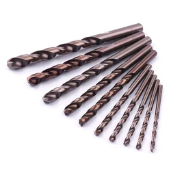 2pcs M35 1/8 9/64 5/32 11/64 3/16 HSS Co Cobalt Twist Drill Bit Imperial Drilling for Steel