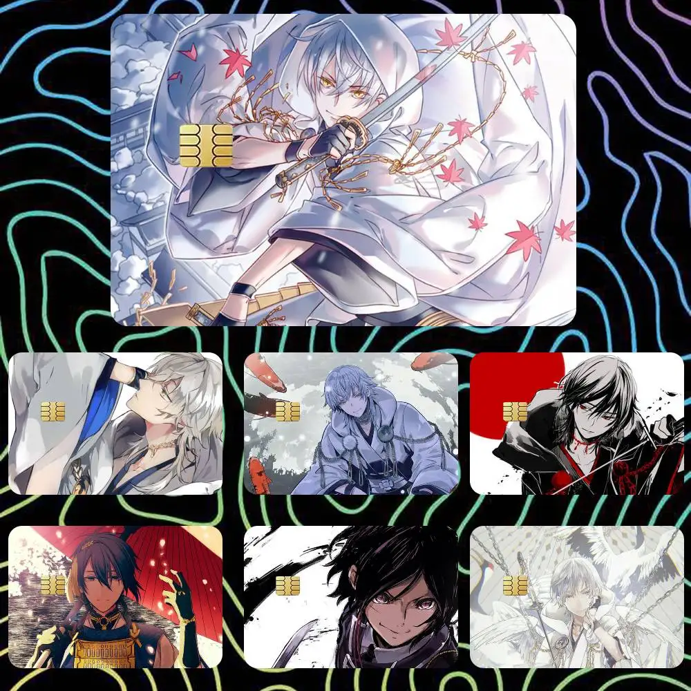 

Touken Ranbu Game Sticker Film Tape Skin for Credit Card Debit Card Waterproof Stickers