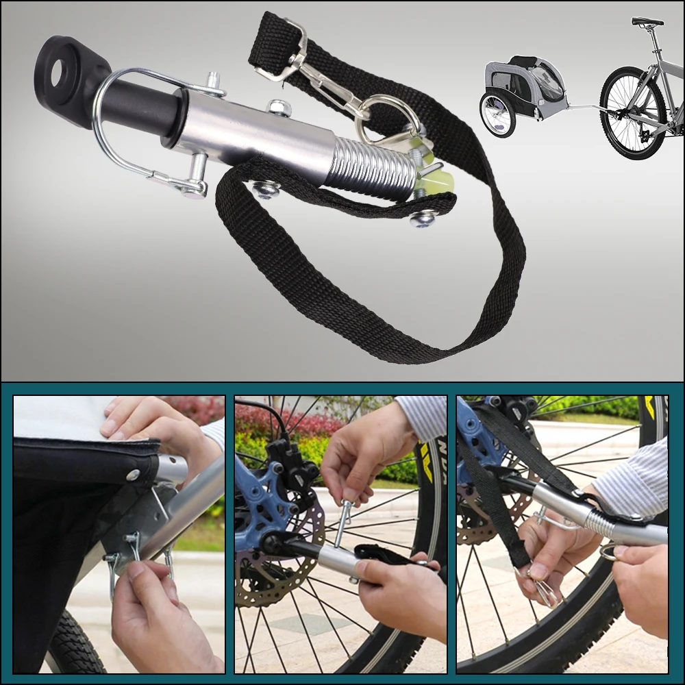 HEPPE Bike Trailer Hitch Coupler Kid Trailer Cargo Trailer Hitch Bike Trailer Adapter Hitch Coupler Bike Trailer Hitch Connector