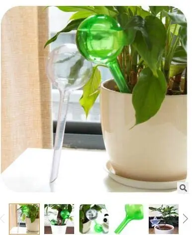 Lâmpadas molhando automáticas da planta, globos auto-molhando, bolas plásticas, dispositivo da água do jardim, promoção, 5 PCes, 12 PCes