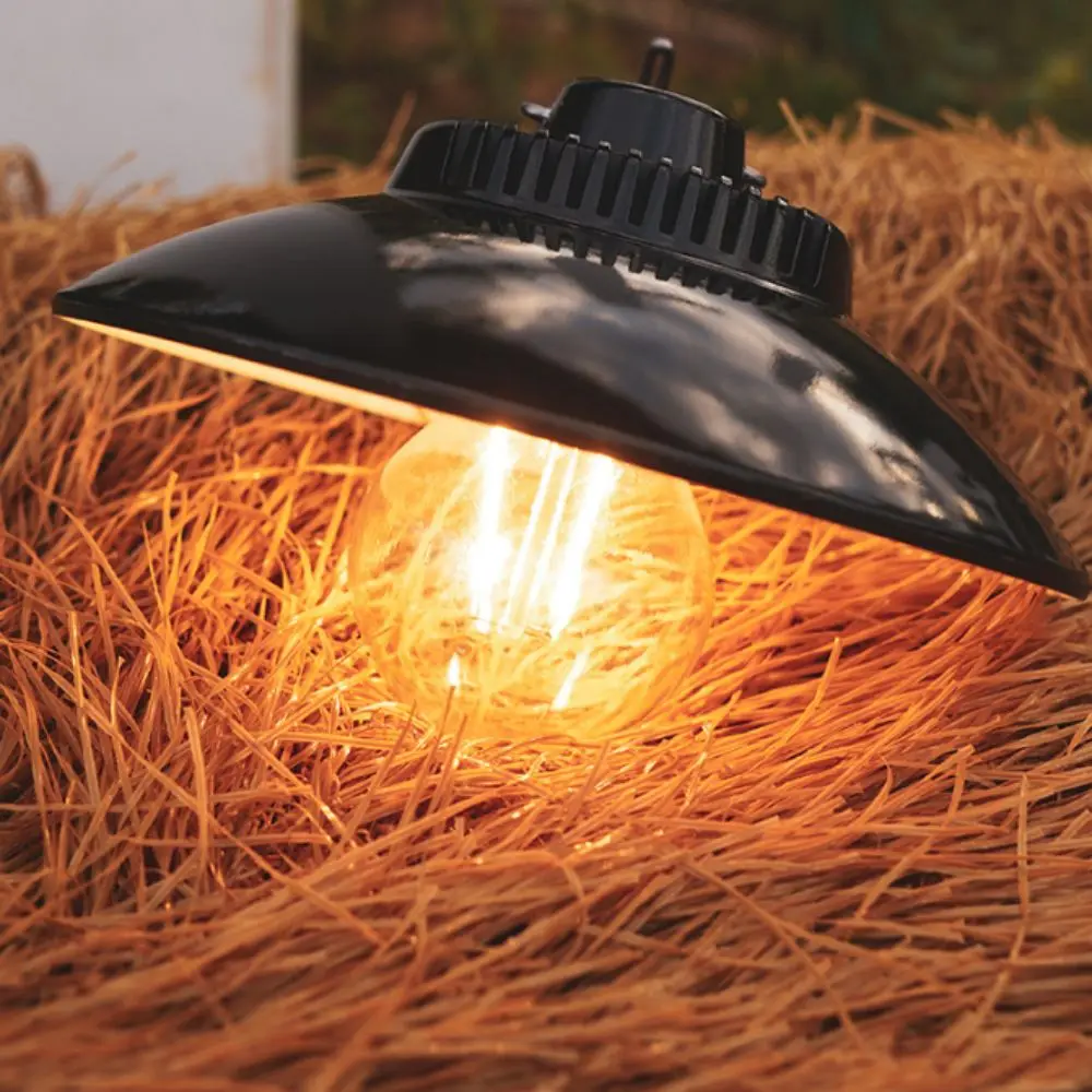 USB Rechargeable Retro Camping Lantern Waterproof Type-C Charging LED Tent Lamp Retro Decorative With Hook Street Path Lamp