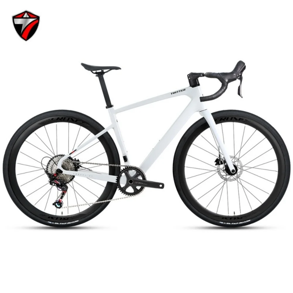 TWITTER GRAVEL V1 Road Bike RS(SENSAH HRD-G100) Flat-Body Full Oil Disc Brake 700*38C Carbon Fiber велосипед ROAD BIKE view 3