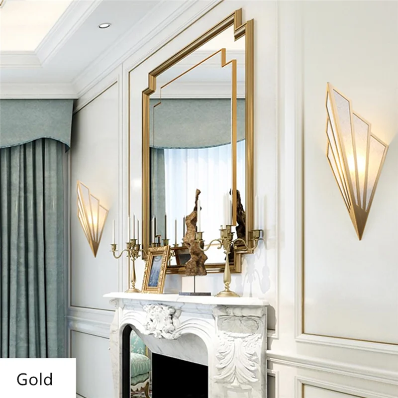 A69efor Living Room Wall Lamp Led Iron Wall Lamps Bedroom Home Decor Bedside Wall Light Bathroom Fixtures Mirror Light