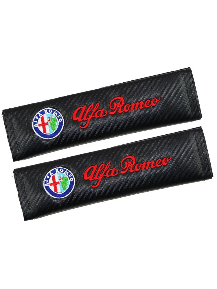 

2026 Горячий Alfa Romeo 2 шт. автомобильный ремень безопасности, накладка на плечо, автоаксессуары для Alfa Romeo Giulia Stelvio Giulietta 156 159 147 M