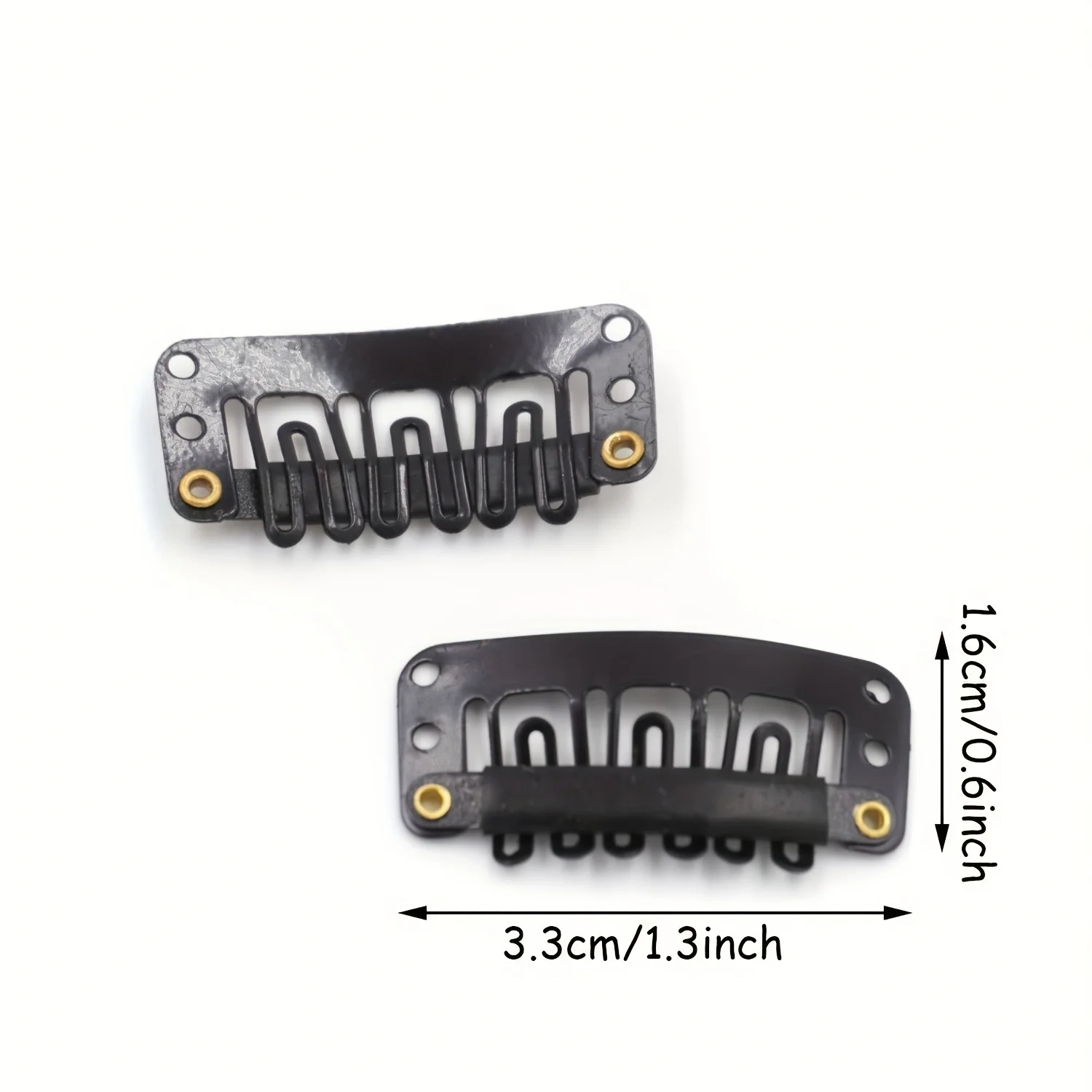 Les clips de perruque fixesLes cartes en U en épingle à cheveux sont utilisées pour sécuriser des perruques synthétiques et des extensions de cheveux Pack de 50