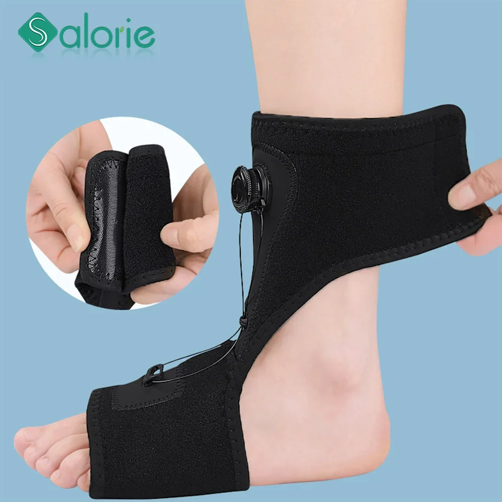 Plantar Fasciitis Night Splint Unisex Adjustable Foot Drop Orthotic Brace for Plantar Fasciitis & Achilles Tendonitis Support