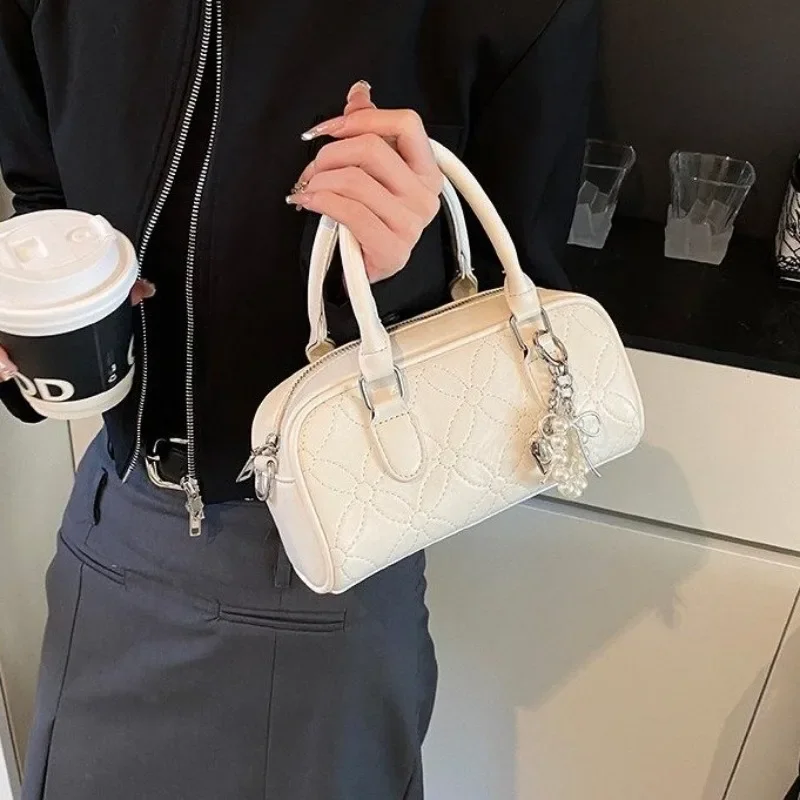 

Graceful Buckled Diaper Bag Handbag Tote Amusement Park Versatile Exquisite Chic Sleek Effortless Elegant Functional