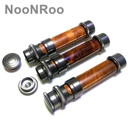 NooNRoo 23.4g Fly Wood Reel Seat Aluminum+ Wood Fishing Rod building DIY Repair fishing rod components 1PC