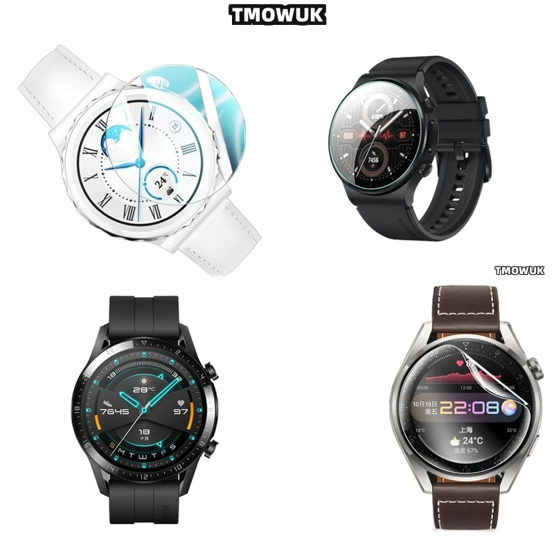 

HD Tempered Glass Screen Protector For Huawei WATCH GT2 GT3 GT4 GT5 Pro Cyber Ultimate 41 42 43 46mm Anti - Scratch 9H