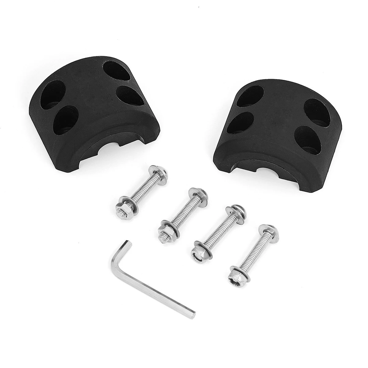 

Winch Cable Stopper Rubber Set For Atv Utv Winches Black Easy Install Removable Screw Kit Steel Synthetic Rope