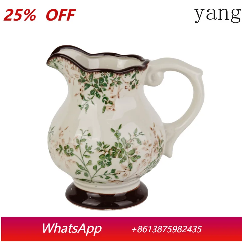 

CX retro flower combination vase tissue box household ornament