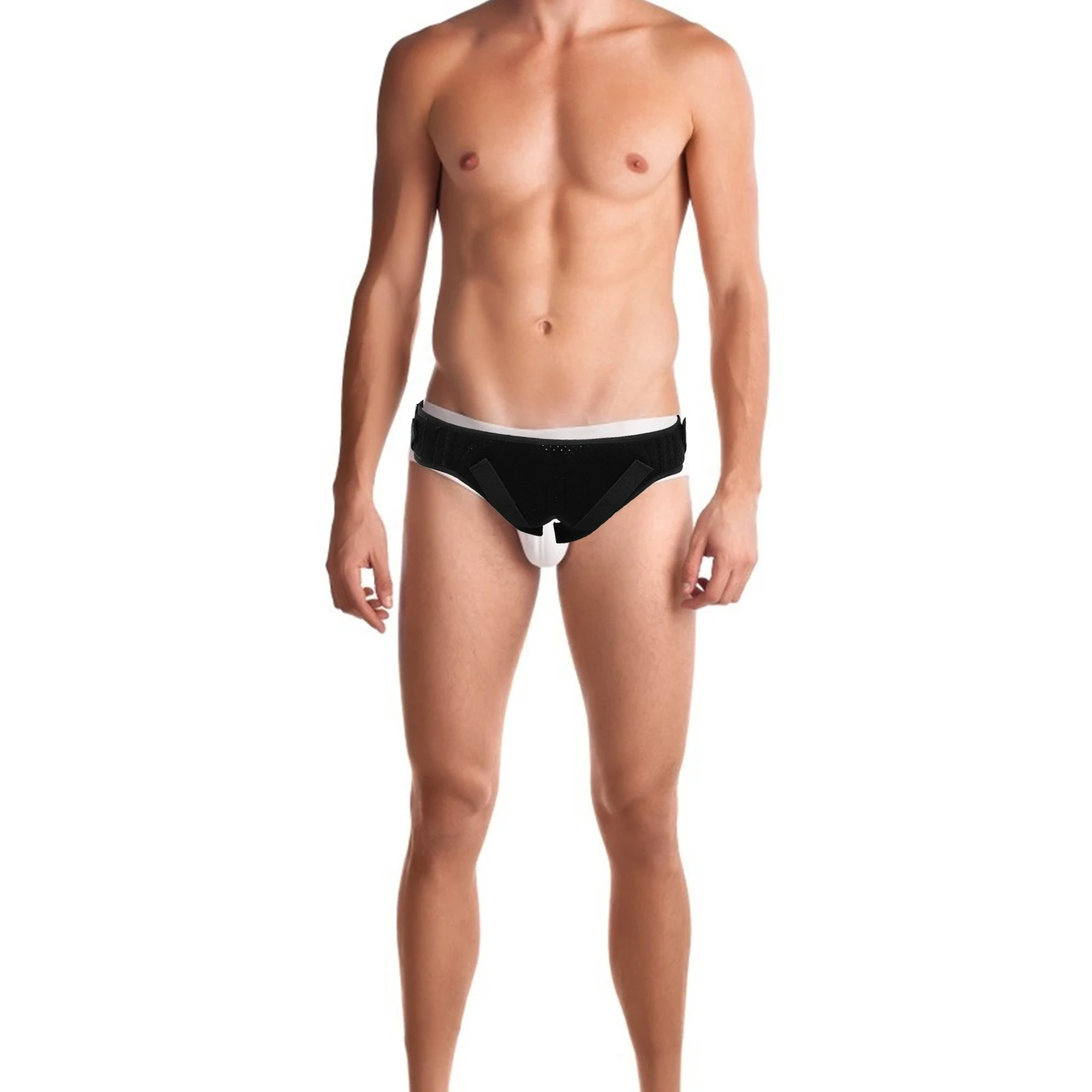 

1 шт., медицинский пояс для мужчин, регулируемая поддержка, ферма, паховый бандаж, облегчение боли, пуповина для взрослых, дышащая композитная ткань