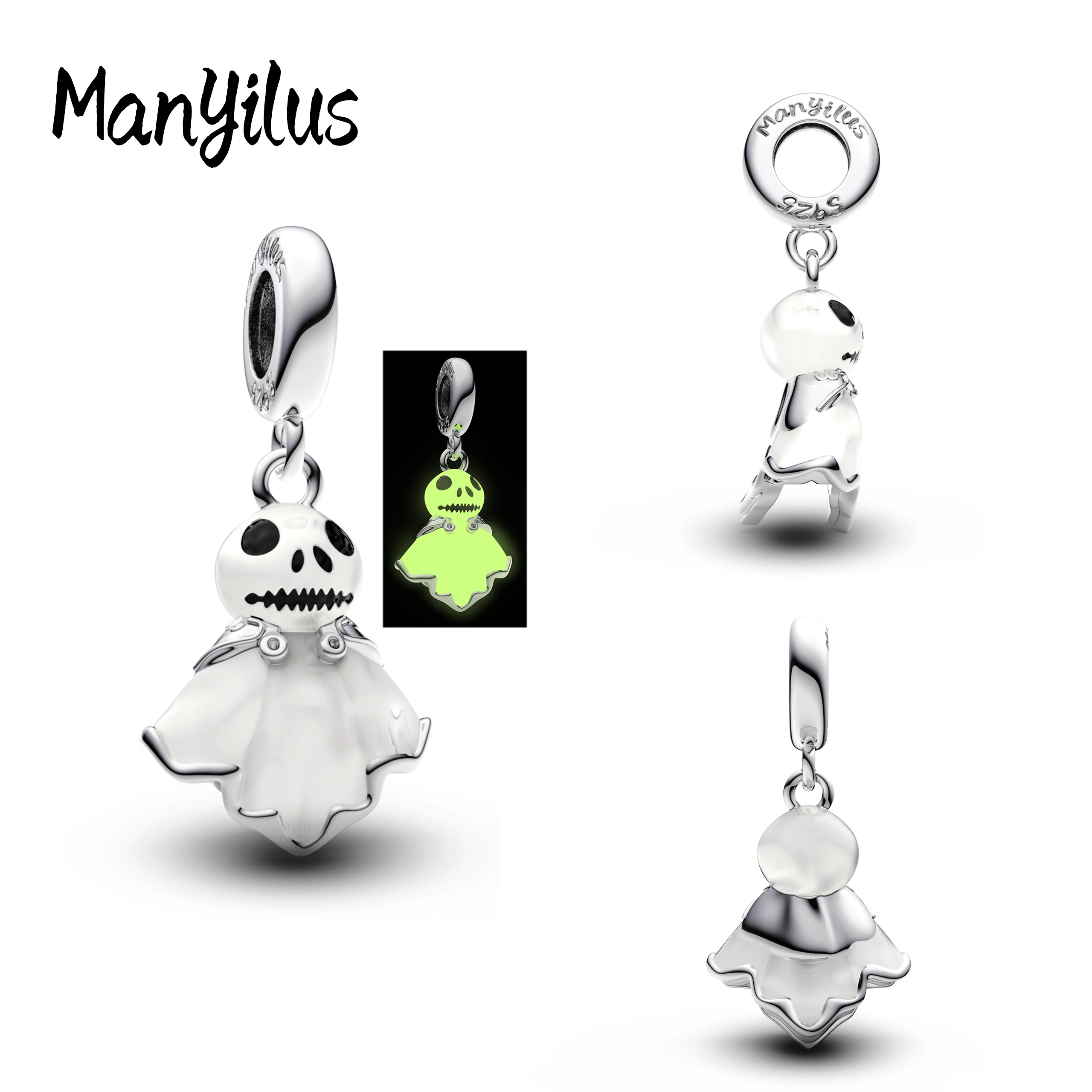 

Manyilus New 2025 Phantom Charms S925 Sterling Silver Charms Beads For Bracelet 925 Original Beads Jewellery Making Gifts