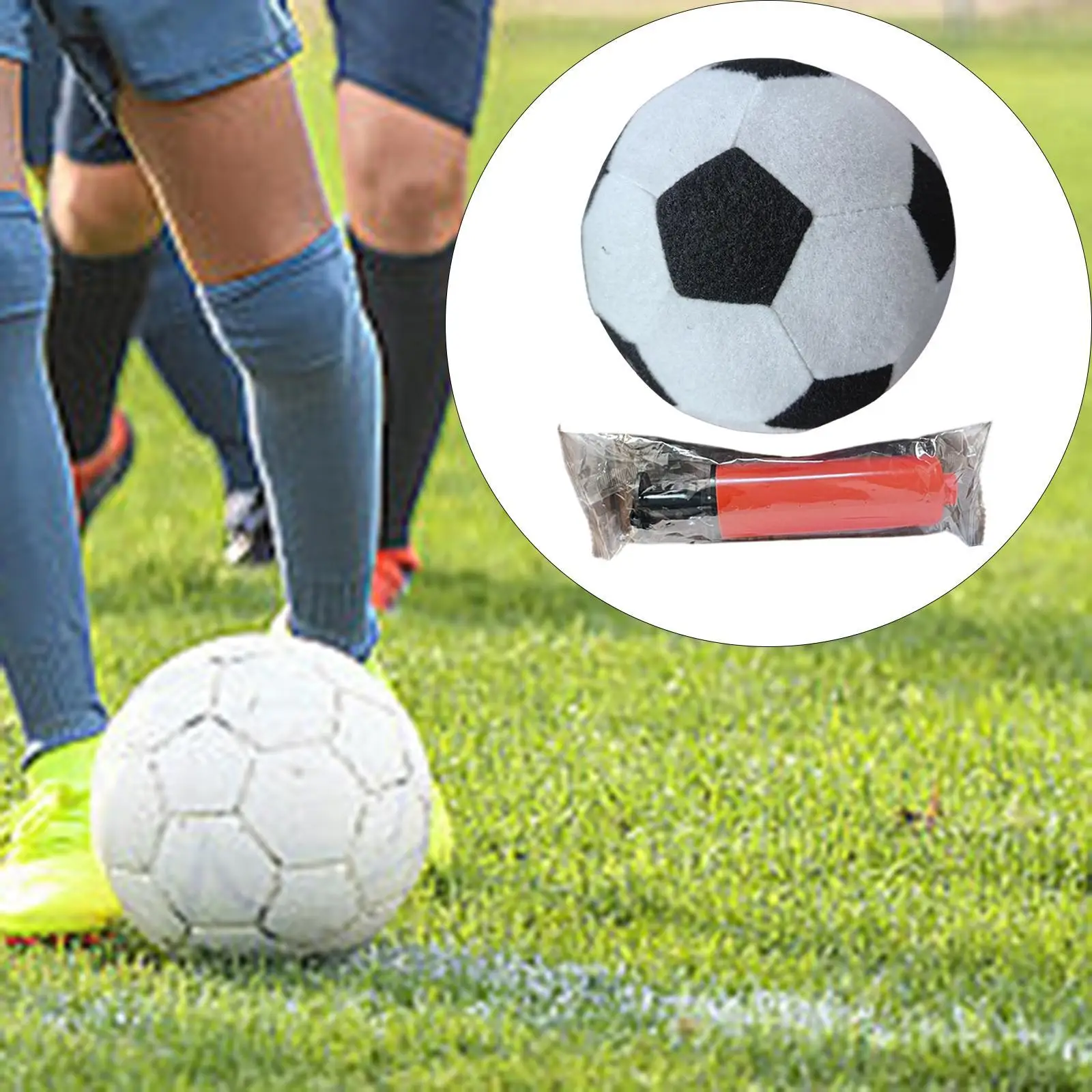 

Inflatable Felt Soccer Standard Size 4 Darts Ball for Match Party Recreation