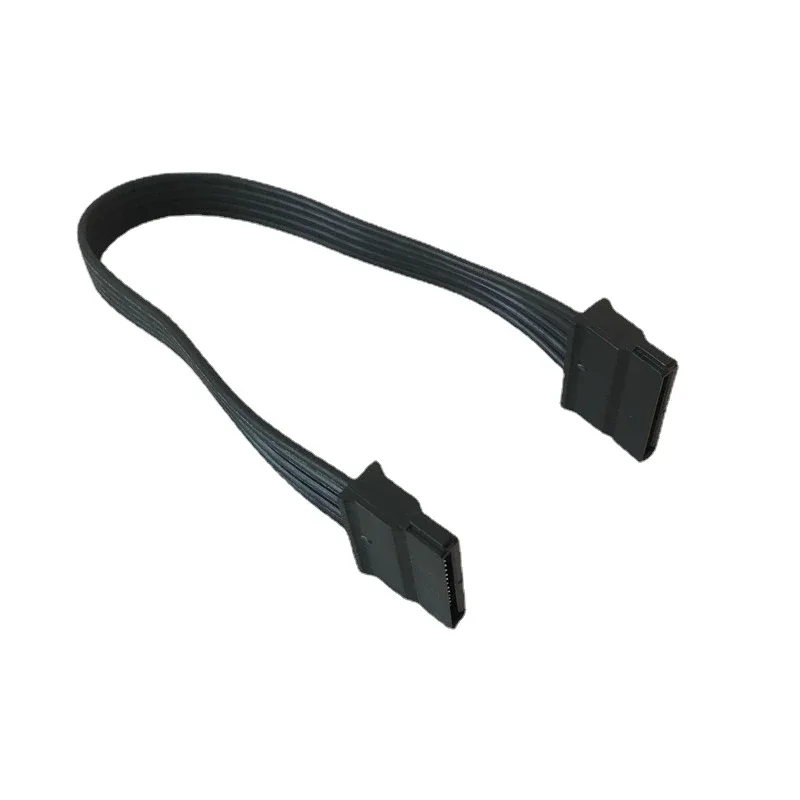 SATA Female to Adapter Power Extension Cable for PC Chassis Motherboard Charger Supply Black 20cm