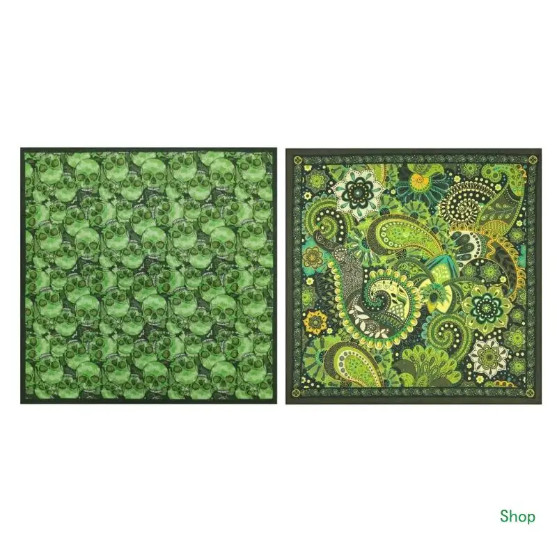 Dropship Bandana multifunzionale Foulard quadrato Copricapo alla Stili retrò