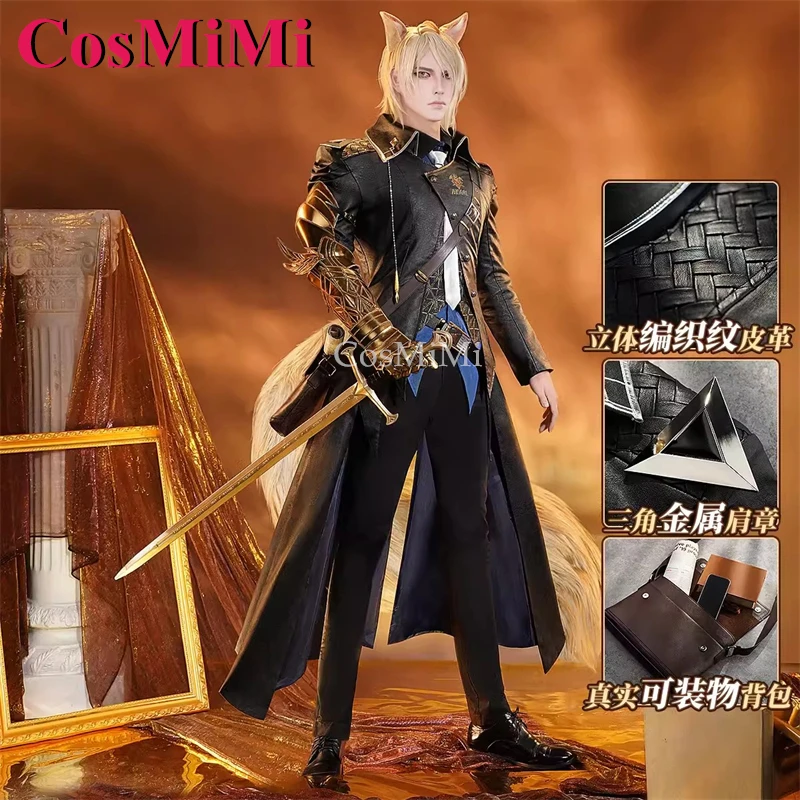 CosMiMi Młynar Cosplay Game Arknights Costume Original Skin Handsome Combat Uniform Men Carnival Party Role Play Clothing S-XL