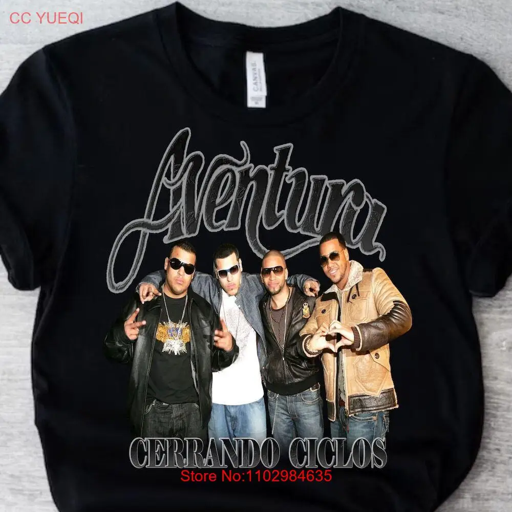 2024 Aventura 투어 셔츠, Cerrando Ciclos 티셔츠, Romeo Santos 셔츠, Aventu 