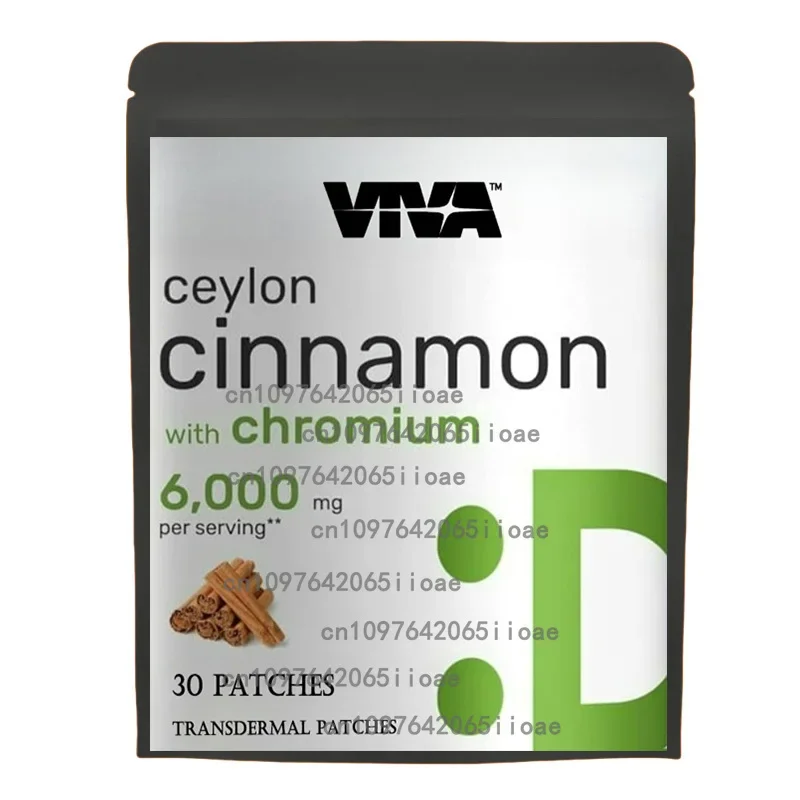 

30 Patches Ceylon Cinnamon Transdermal Patches Joints, Antioxidant Support