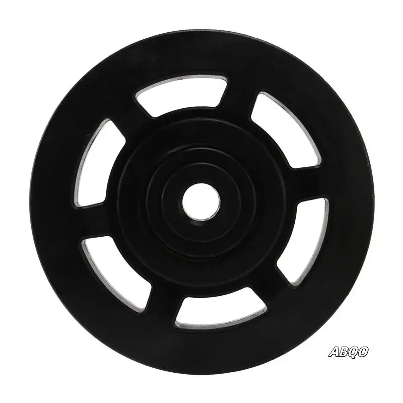

8X 95Mm Black Bearing Pulley Wheel Cable Gym Equipment Part Wearproof