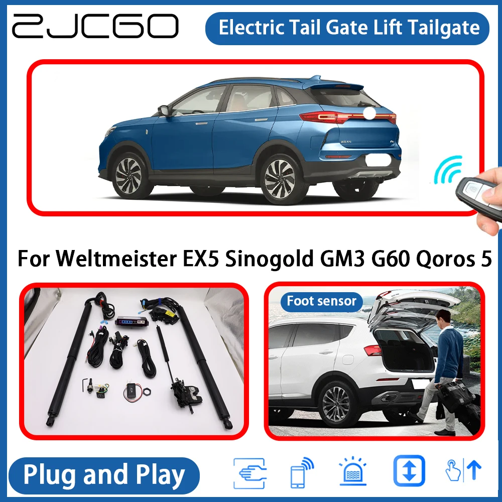 

for Weltmeister EX5 Sinogold GM3 G60 Qoros 5 Automatic Powered Tailgate Power Liftgate Electric Tail Gate Lift Assisting System