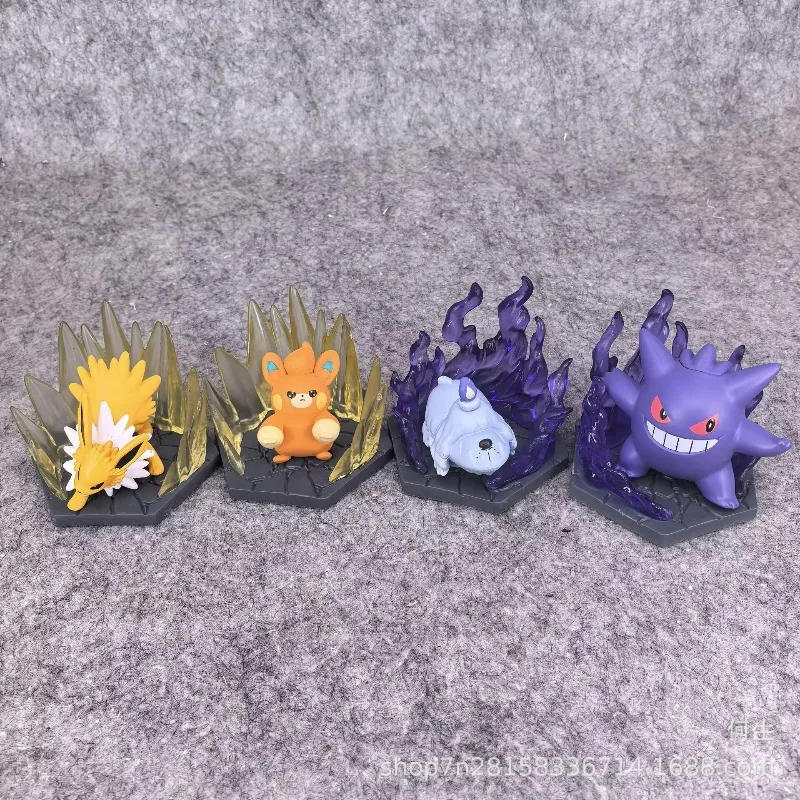 ポケモンゴースト電気ジュルテオンゲンガー Pawmi グレイバードアニメアクションフィギュア人形モデルおもちゃ収集装飾品