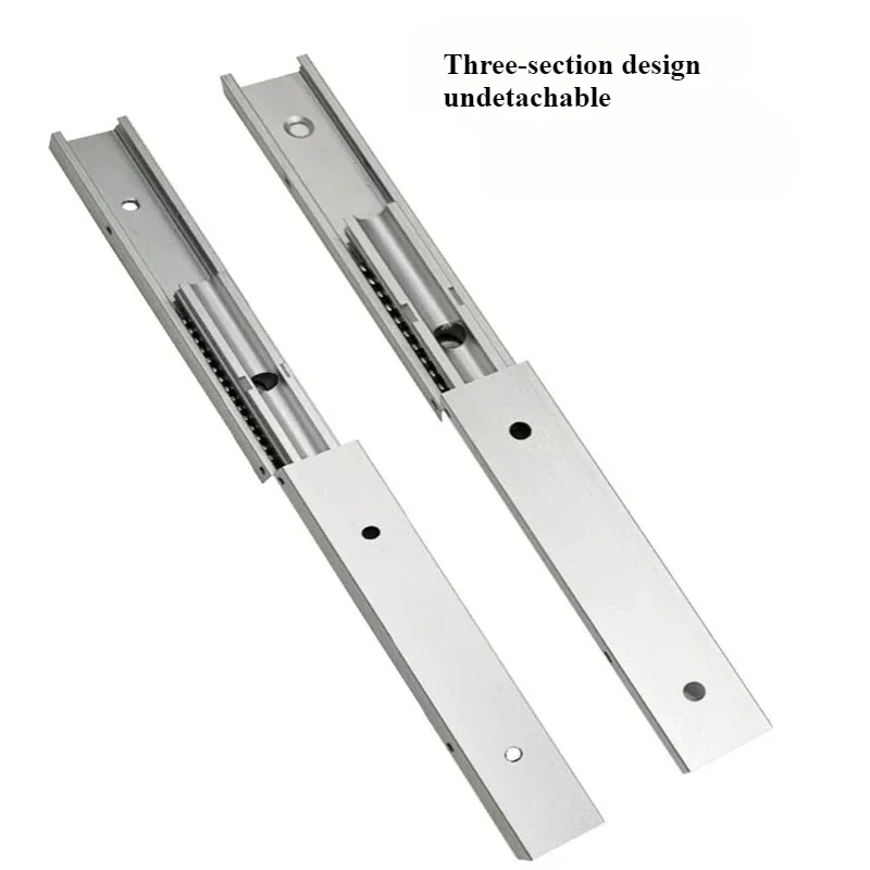 20Mm wide 16 thick three double-layer small drawer slide industrial guide