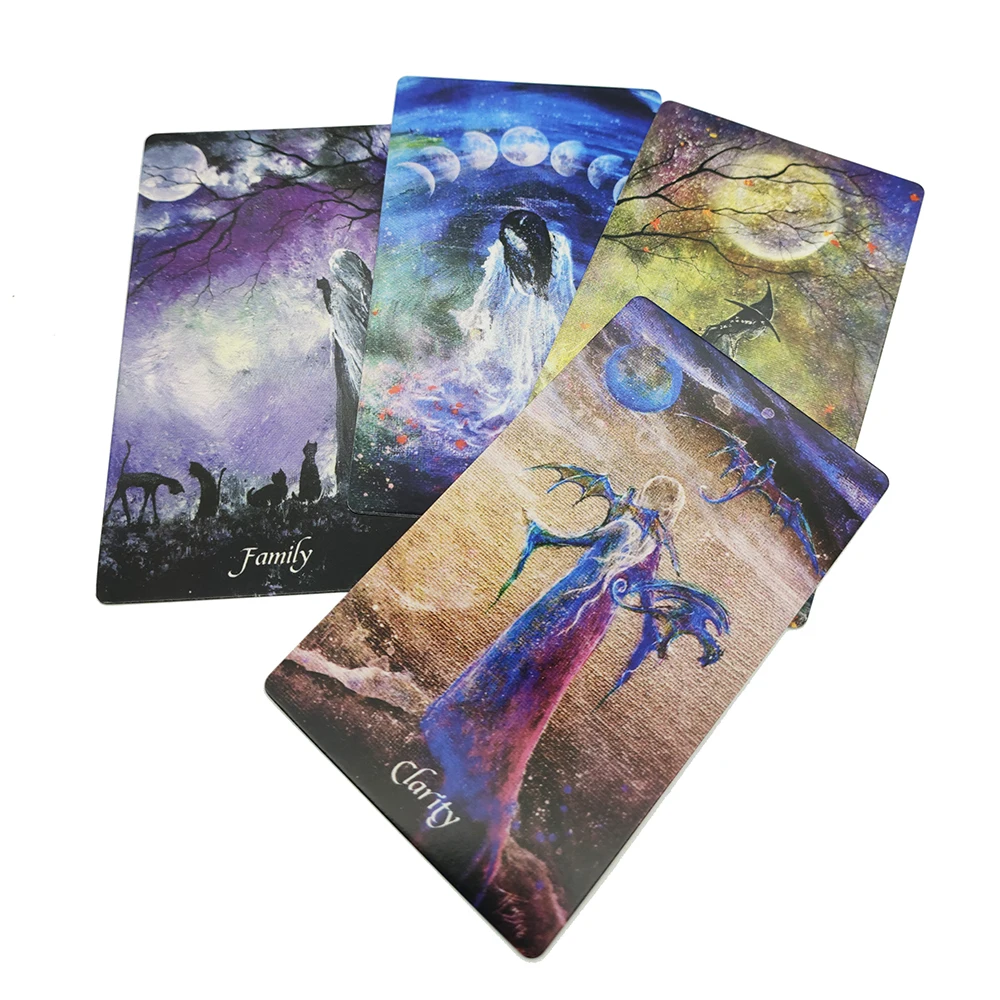 12 X 7 CM Earthly Souls Spirits Divination Oracle Card 59 Cards/Set  Guide Book For Family Friends Party Divination Gift