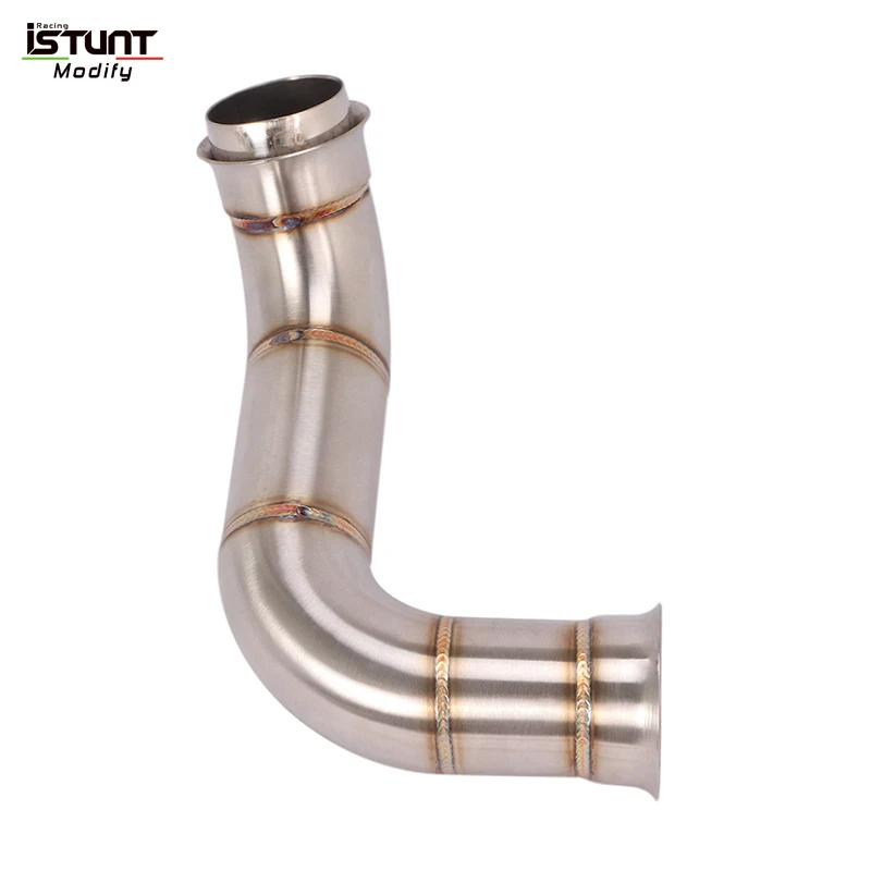 For KTM Duke 790 2018~2020 For Duke 890 2020~2021 Motorcycle Exhaust Middle Pipe Escape Moto Mid Link Pipe With Catalyst