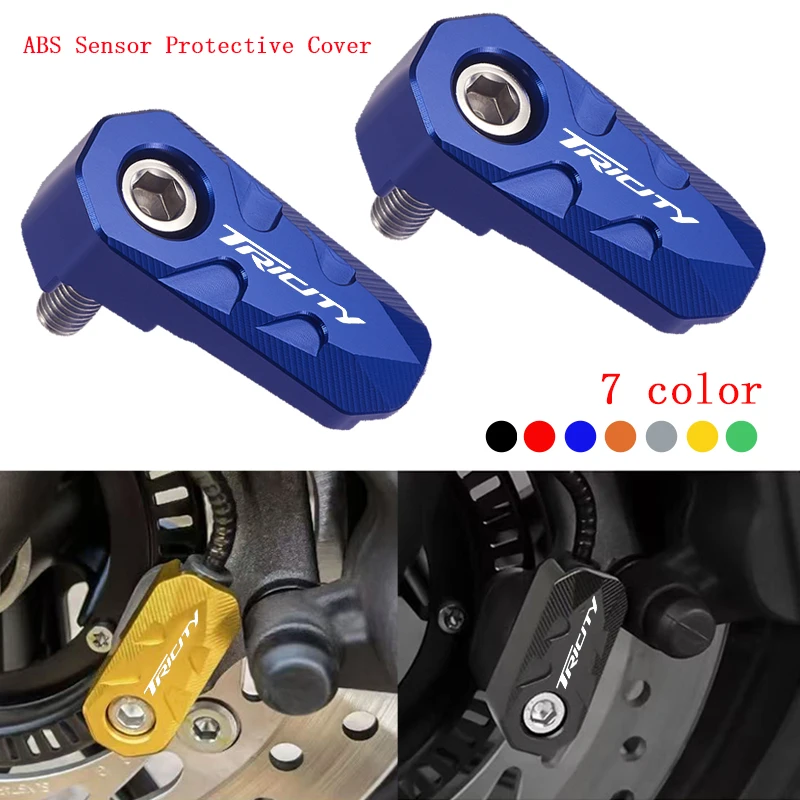 

For Yamaha Tricity 125 300 Tricity125 Tricity300 Accessories Motorcycle CNC Front Rear wheel ABS Sensor Guard Protection