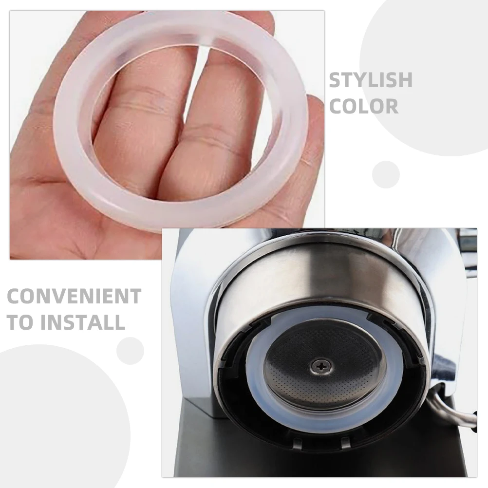 

Soft Silicone Steam Ring Replacement Seal Gasket For Coffee Machine Brew Head Espresso Machine Parts Airtight Sealing Ring