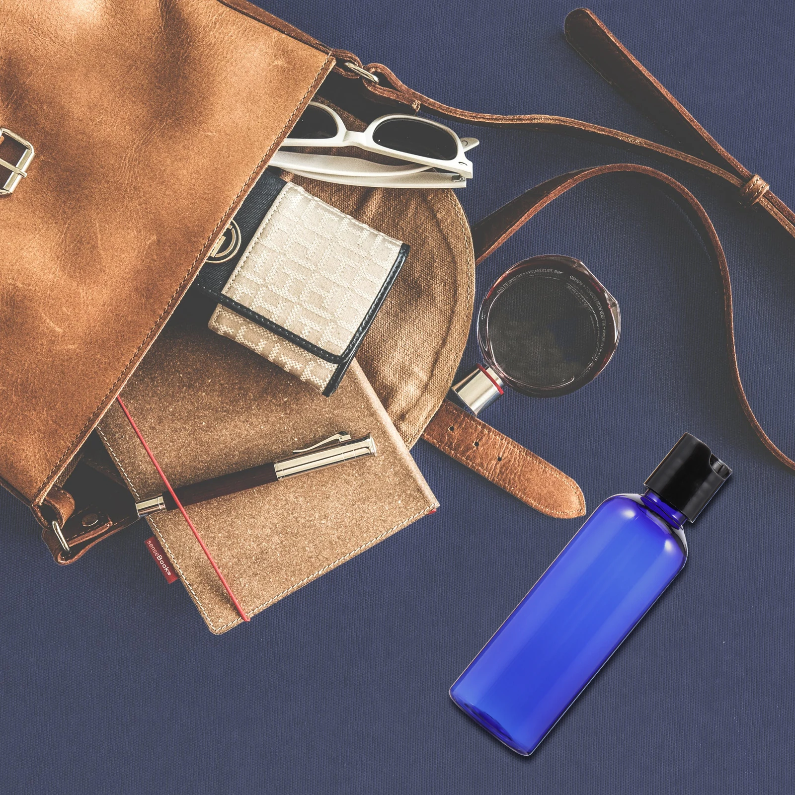 Tragbarer Reisebehälter, nachfüllbare Lotionsflaschen, leere Shampoo-Toilettenartikelbehälter, leichter Koffer in entsprechender Größe H